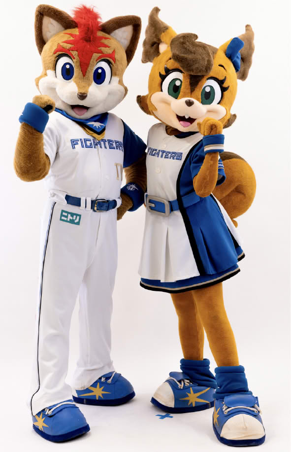 Fighters Girls mascot appearance