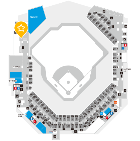 Original table tennis table location