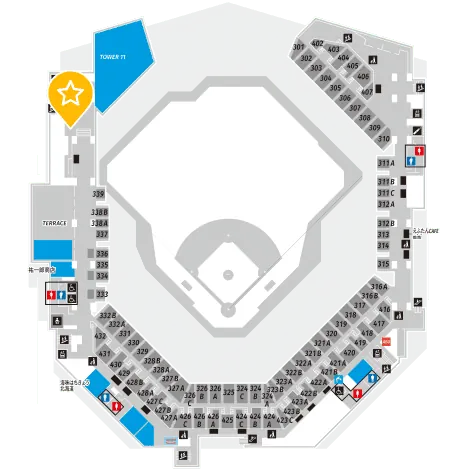 Original table tennis table location