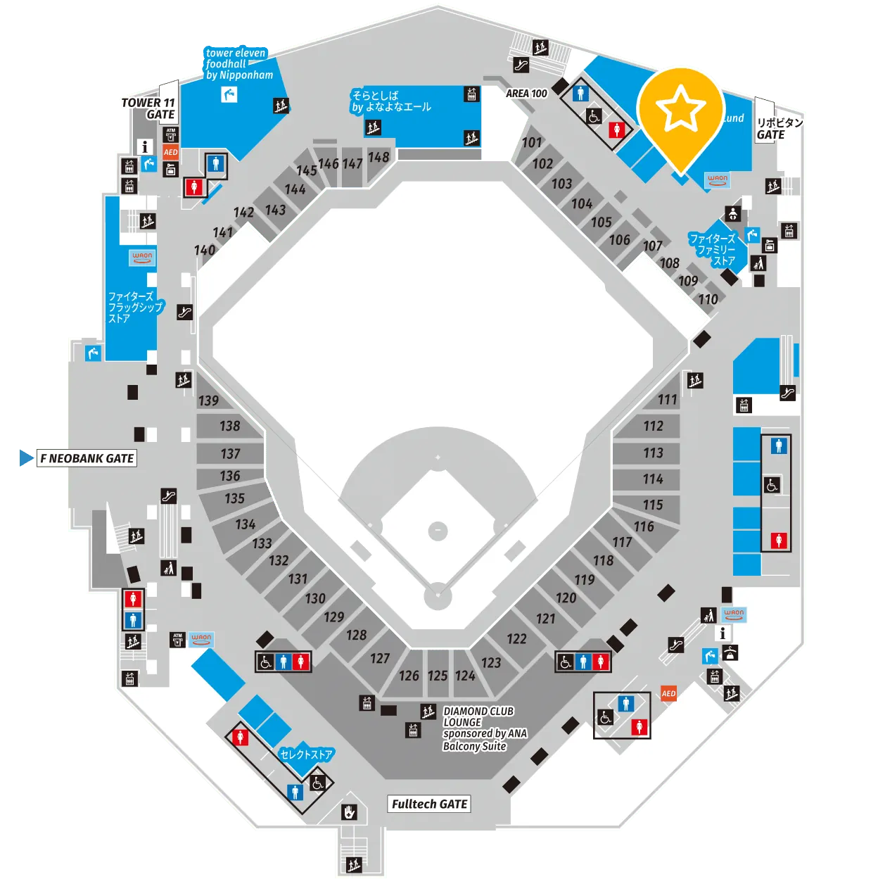 Location of FIGHTERS AMUSEMENT CORNER