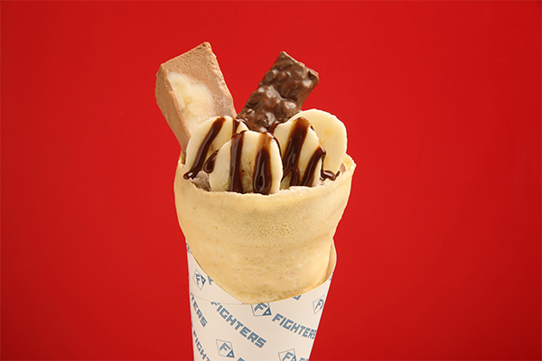 Chocolate Banana Mousse Thunder Crepe